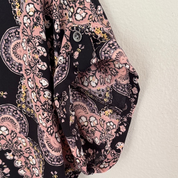 Maurices Black and Pink Mandala Blouse - Picture 4 of 4